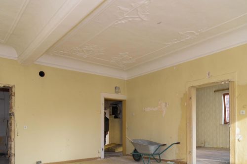 Blick in den Saal im 1. Obergeschoss des Weißen Schwanen