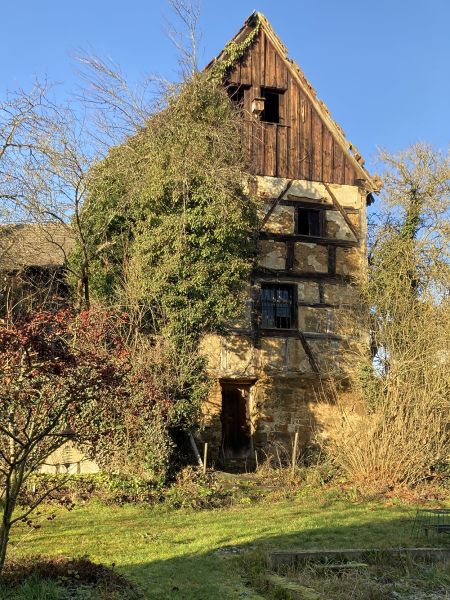 Östlicher Giebel der Scheune des Weißen Schwanen von 1655